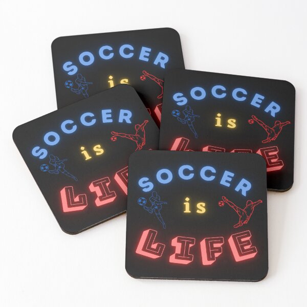 Item preview, Soccer is life. designed and sold by Design Vibes.