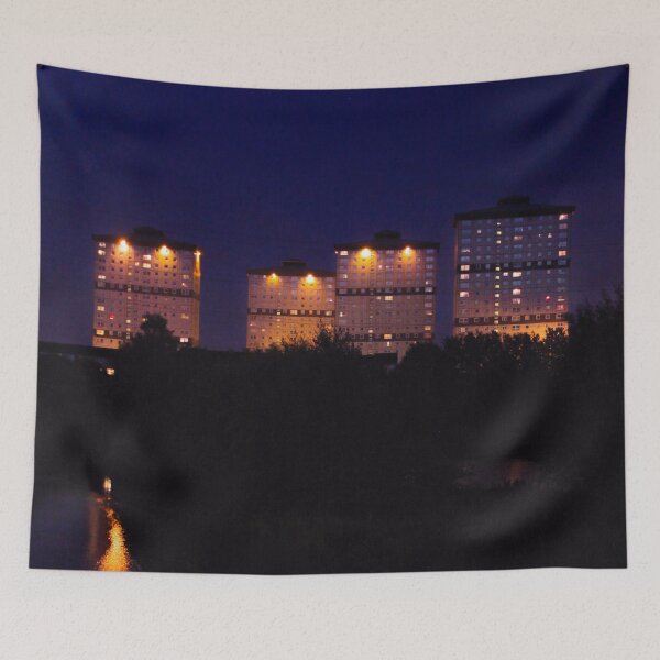 Item preview, Scottish nightscape in North Glasgow designed and sold by chiaravisuals.
