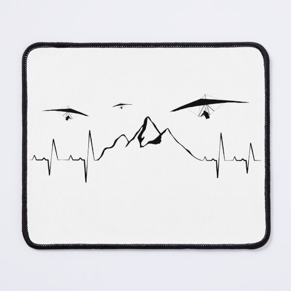 Item preview, Hang Gliding Pilot Air Sport heartbeat Hang Glider designed and sold by NUMAcreations.