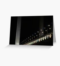 Bolte Bridge by nite Greeting Card