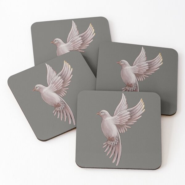 Item preview, White dove in flight by Olga Bileski designed and sold by ikon-olga.