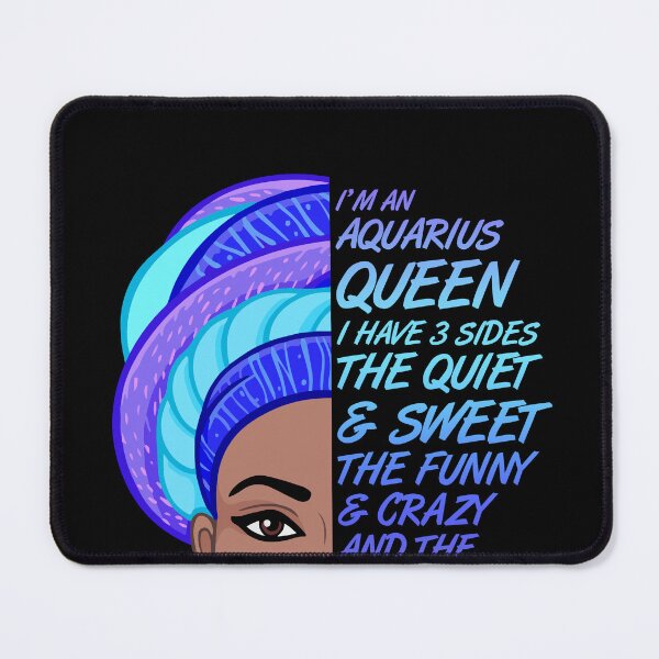 Item preview, Aquarius Queen I Have 3 Sides Funny Zodiac designed and sold by hoangtrongkhiem.