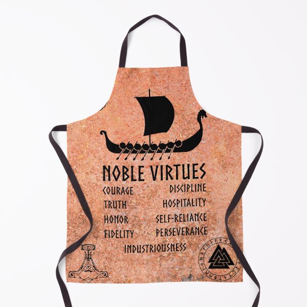 Item preview, 9 Noble Virtues Viking Spirituality designed and sold by ittybittyowl.
