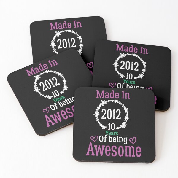 Item preview, Made In 2012, 10 Years Of Being Awesome  designed and sold by AMERZAGUE DESIGN.