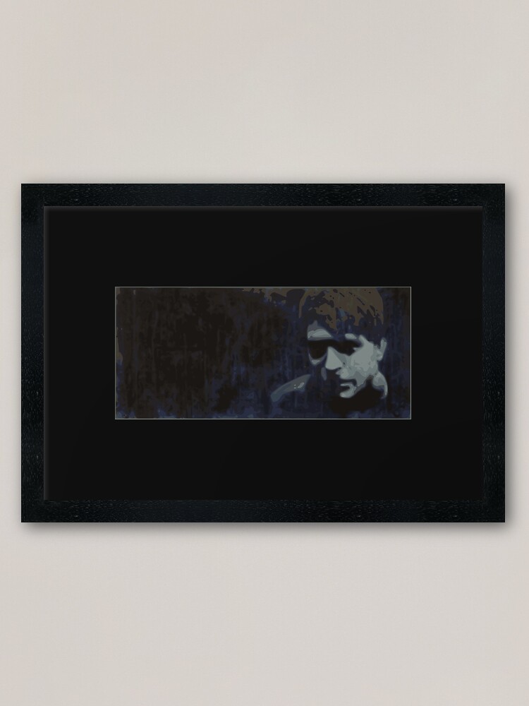 Aperçu 2 sur 7. Impression encadrée avec l'œuvre Silent eyes créée et vendue par M1D33L.