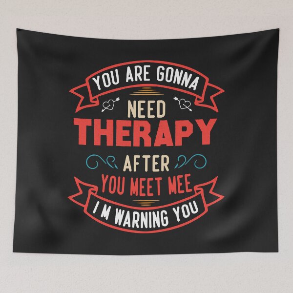 Item preview, funny  You Are Gonna Need Therapy After You Meet Me Shirt funny sarcasme designed and sold by IEatSwans.