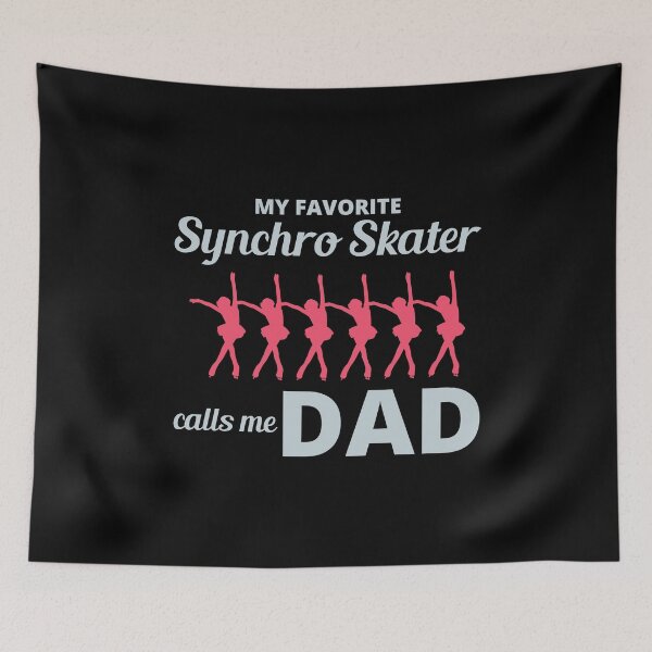 Item preview, Synchro Synchronized Figure Skating Dad Fathers day designed and sold by CuteDesigns1.