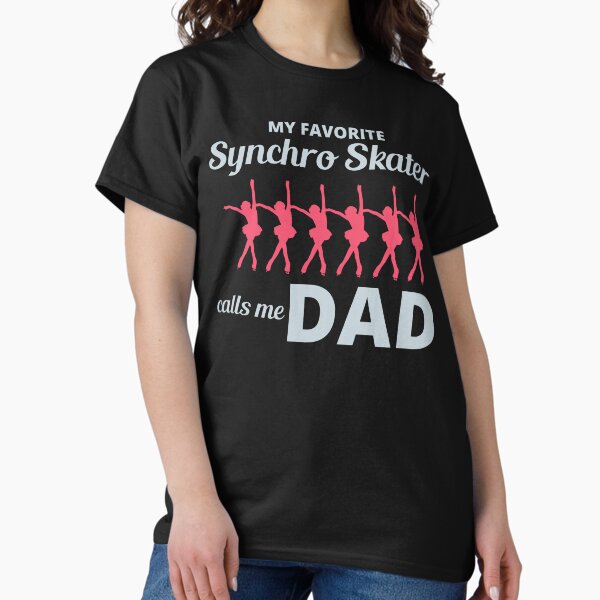 Item preview, Synchro Synchronized Figure Skating Dad Fathers day designed and sold by CuteDesigns1.