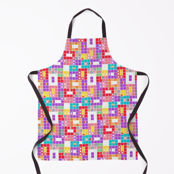 Item preview, Fresh, bright geometric pattern with circles and squares. designed and sold by SandraPDesigns.