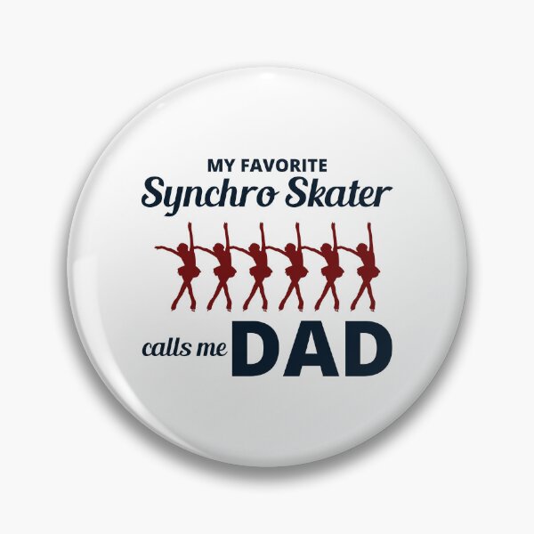 Item preview, Synchro Synchronized Figure Skating Dad Fathers day designed and sold by CuteDesigns1.