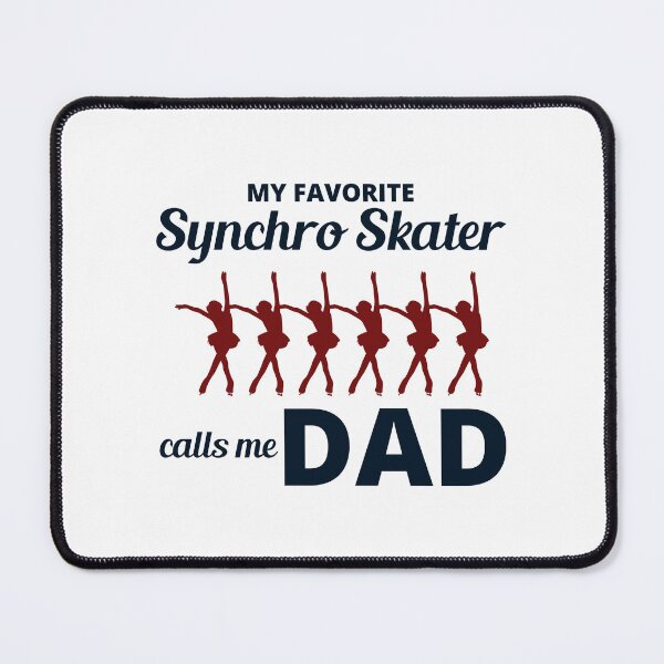 Item preview, Synchro Synchronized Figure Skating Dad Fathers day designed and sold by CuteDesigns1.