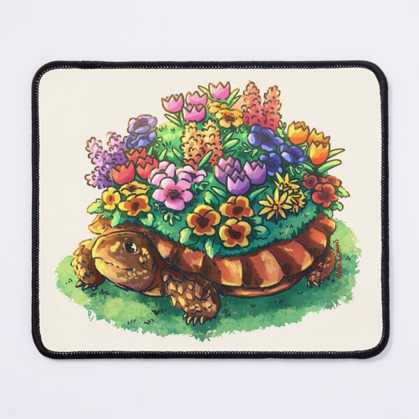 Item preview, Flower Box Turtle designed and sold by RumpledCrow.
