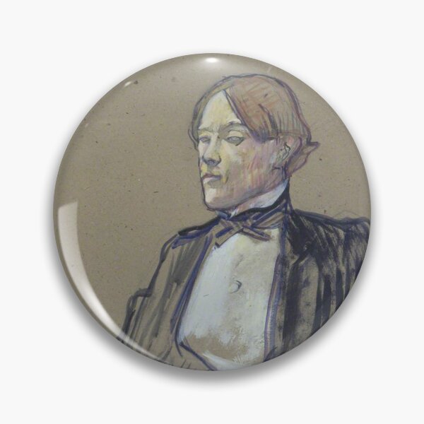 Item preview, Vintage portrait by Toulouse Lautrec designed and sold by Vintage Designs +.