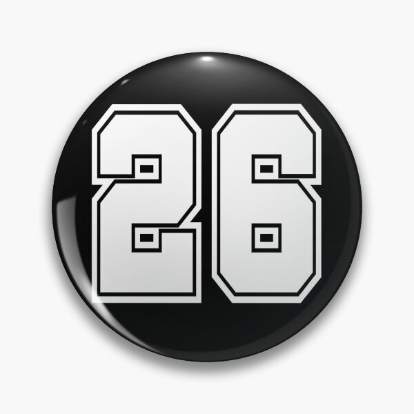Item preview, 26 shirt number number college style designed and sold by GeogDesigns.