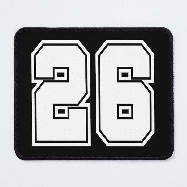Item preview, 26 shirt number number college style designed and sold by GeogDesigns.