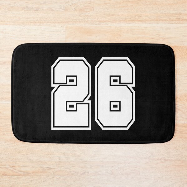 Item preview, 26 shirt number number college style designed and sold by GeogDesigns.
