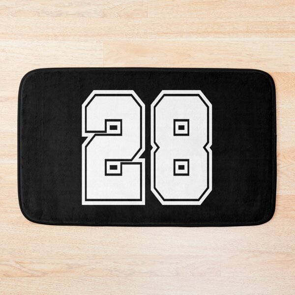 Item preview, 28 jersey number college style designed and sold by GeogDesigns.