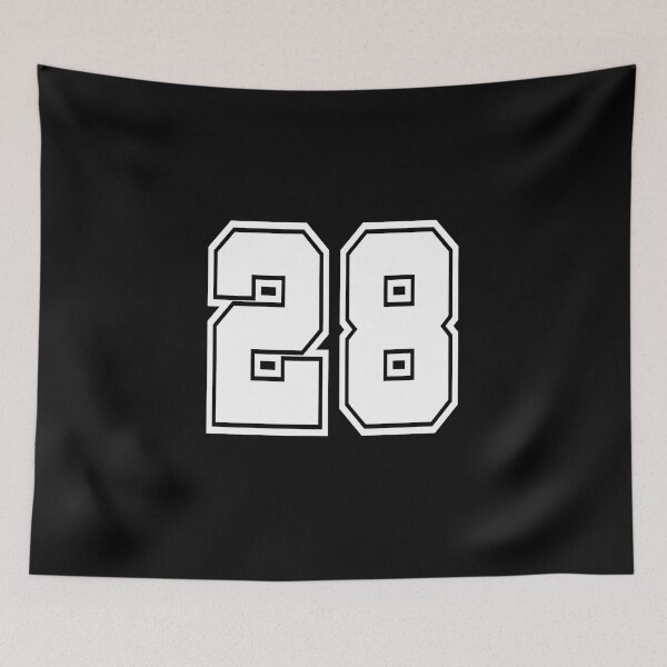 Item preview, 28 jersey number college style designed and sold by GeogDesigns.
