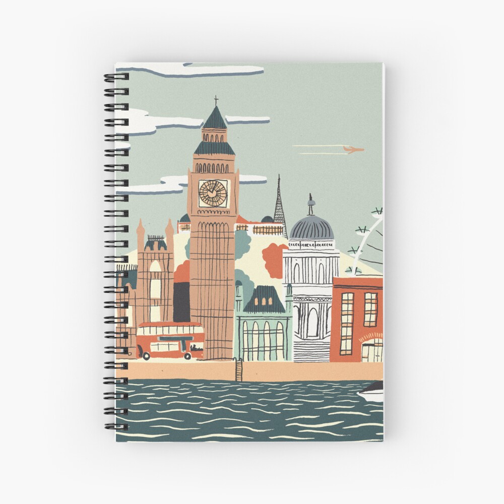 Item preview, Spiral Notebook designed and sold by sambrewster.