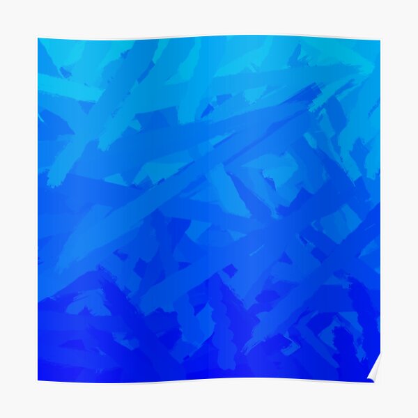 Blue Gradient Abstract Poster