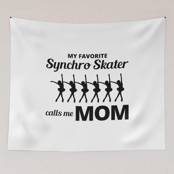 Item preview, Synchro Synchronized Figure Skating Mom Mothers day designed and sold by CuteDesigns1.