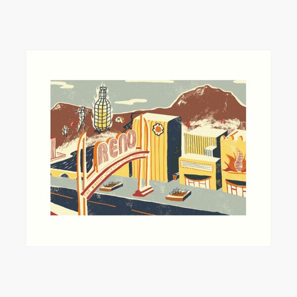Reno Art Print