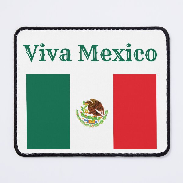 VIVA MEXICO Iron On Patch Flag Mexican