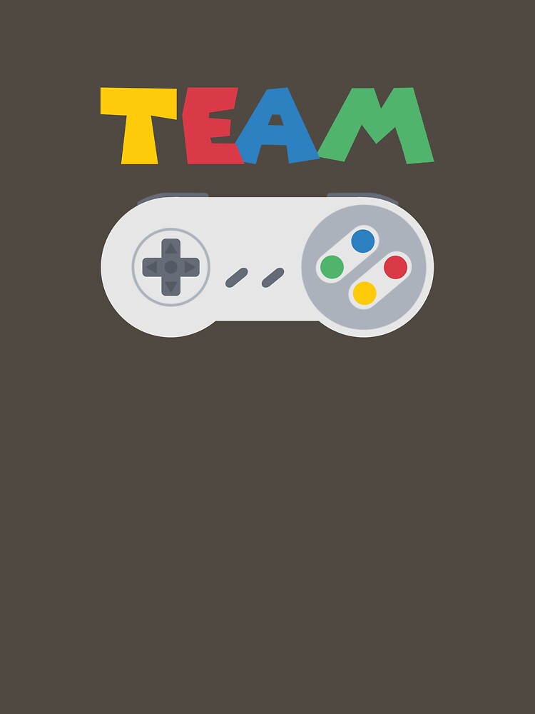 Aperçu 7 sur 7. T-shirt essentiel avec l'œuvre Team SNES créée et vendue par M1D33L.