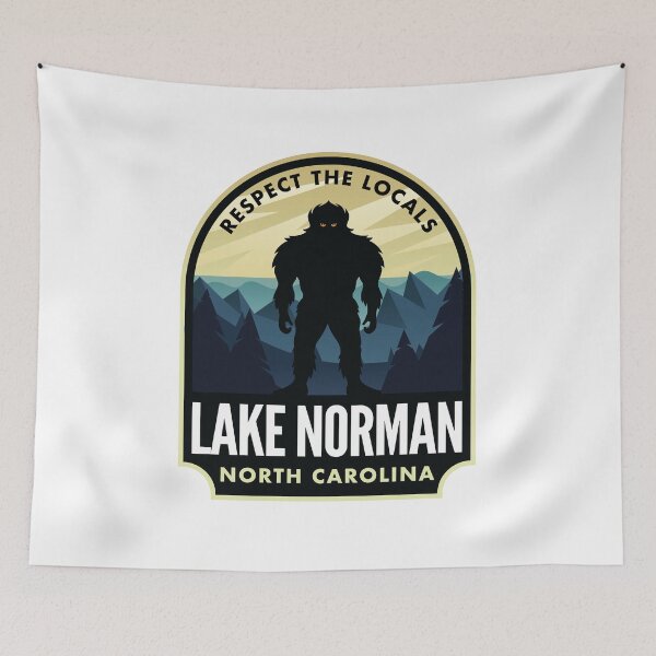 Item preview, Lake Norman North Carolina Bigfoot Sasquatch designed and sold by HalpinDesign.