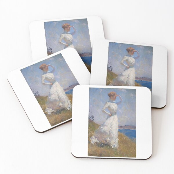 Item preview, Lady on Shore in White designed and sold by OrendaDream.