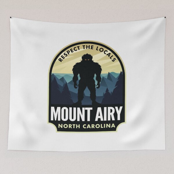 Item preview, Mount Airy North Carolina Bigfoot Sasquatch designed and sold by HalpinDesign.