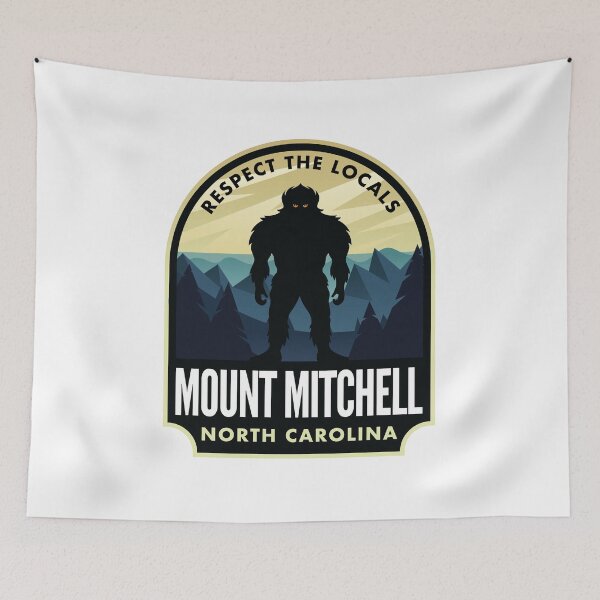 Item preview, Mount Mitchell North Carolina Bigfoot Sasquatch designed and sold by HalpinDesign.