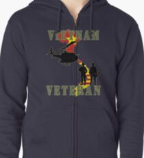 Vietnam Veteran Zipped Hoodie
