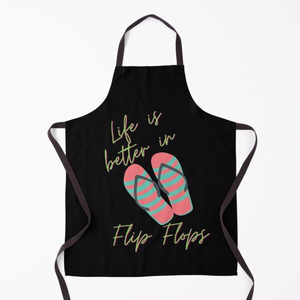 Item preview, Life is Better in Flip Flops Vacation Lake Mood Vibes Flip Floppin Beaches Walking  designed and sold by CarantinedChaos.