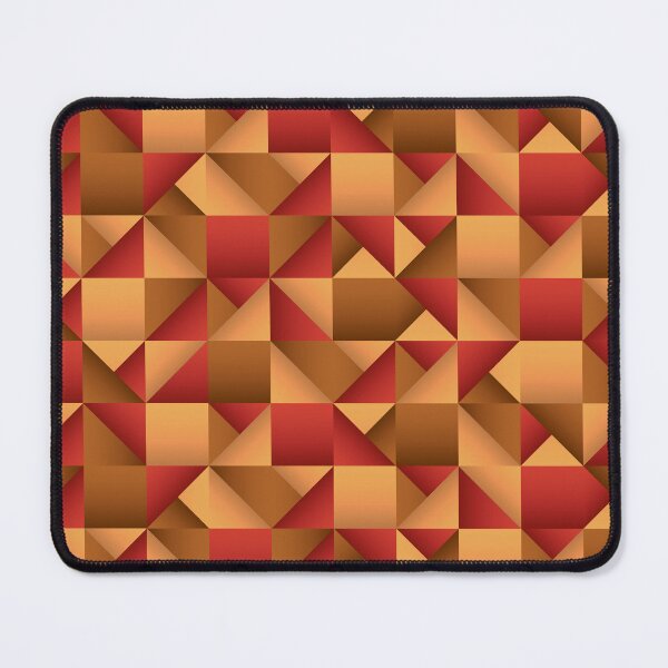 Item preview, Copper and Red Geometric Pattern designed and sold by Blue-Banana.