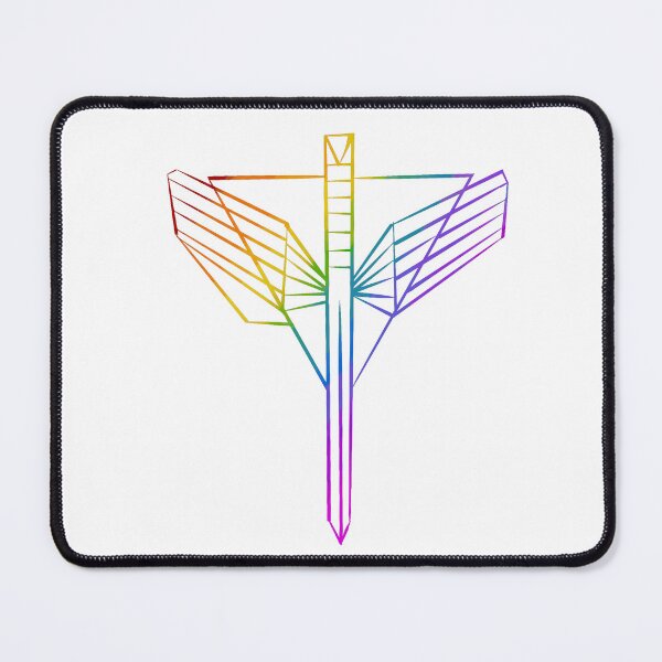 Item preview, Angel’s Shield Rainbow Pride Symbol Wynonna Earp LGBTQ designed and sold by brownie2109.