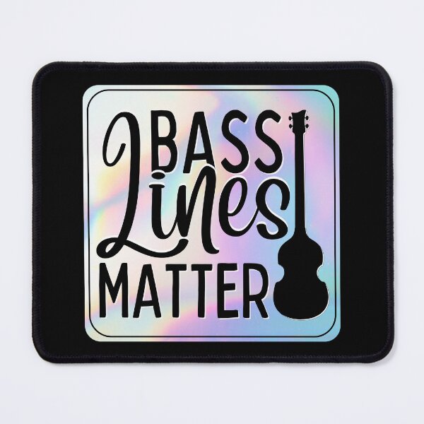 Item preview, Bass Lines Matter - Holo Violin Bass (With Border) designed and sold by bloody-L.