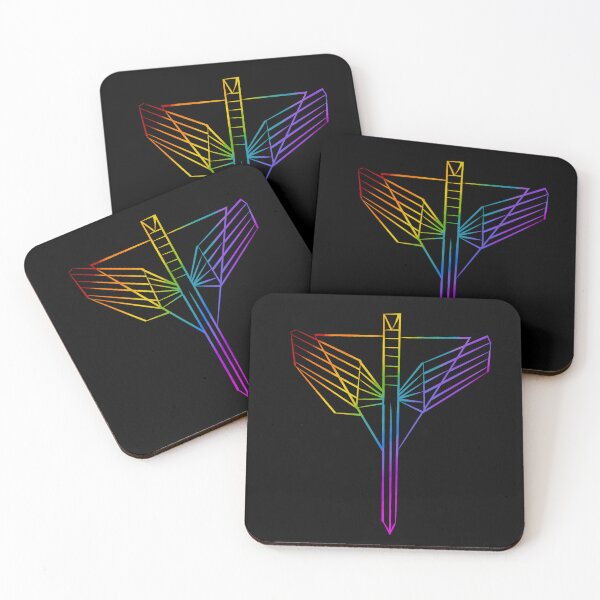 Item preview, Angel’s Shield Rainbow Pride Symbol Wynonna Earp LGBTQ (Black Background) designed and sold by brownie2109.
