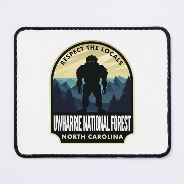 Item preview, Uwharrie National Forest North Carolina Bigfoot Sasquatch designed and sold by HalpinDesign.
