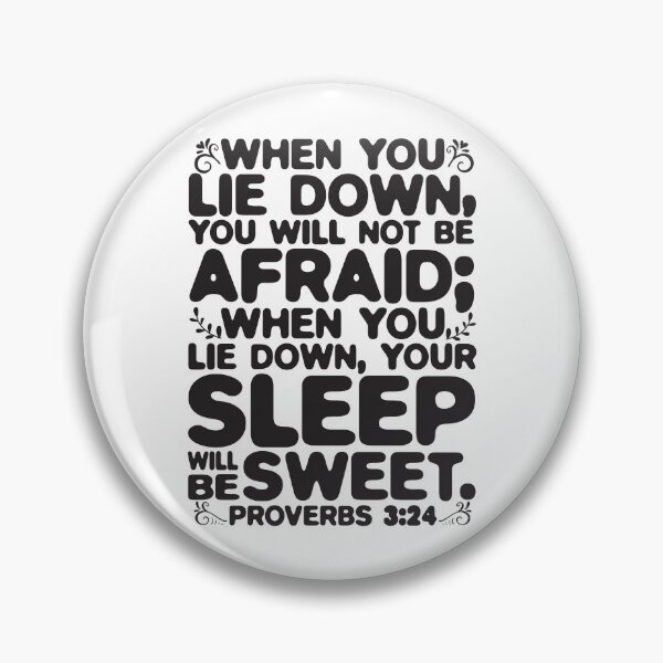 Item preview, Proverbs 3:24 Your Sleep Will Be Sweet designed and sold by plushism.