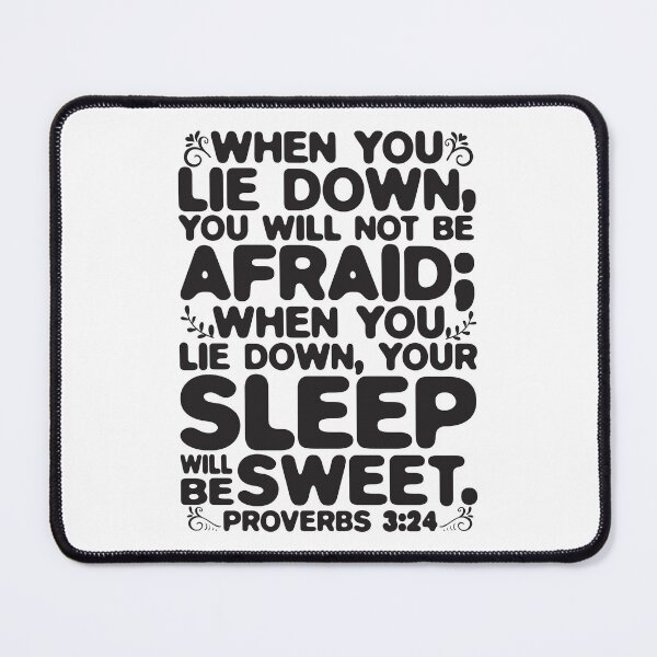 Item preview, Proverbs 3:24 Your Sleep Will Be Sweet designed and sold by plushism.