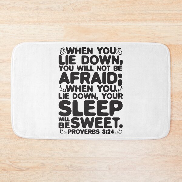 Item preview, Proverbs 3:24 Your Sleep Will Be Sweet designed and sold by plushism.