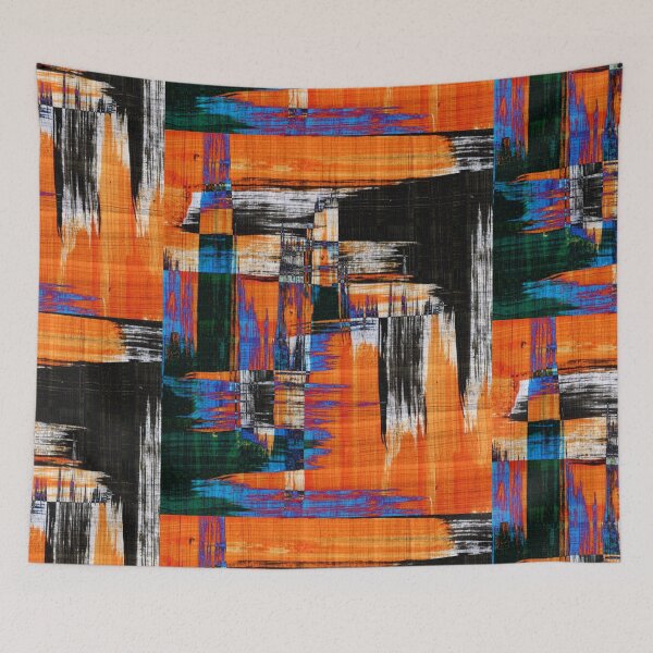 Item preview, black blue and orange designed and sold by Ioana Luscov.