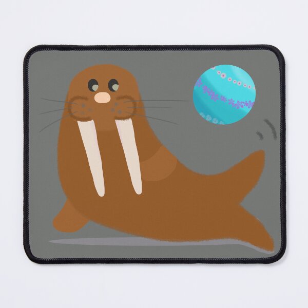Item preview, Walrus Plays Beach Ball designed and sold by MILdecals.