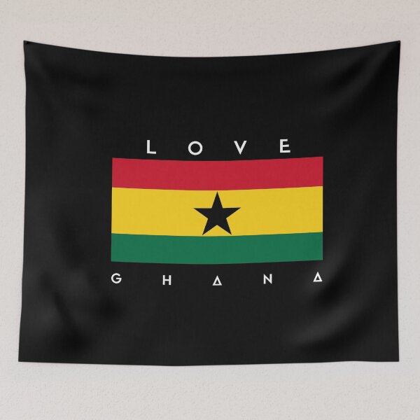 Aperçu de l'œuvre Supporter national du Ghana créée et vendue par RomeoSketches.