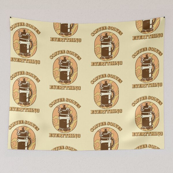 Item preview, Coffee Solves Everything - Gift For Coffee Enthusiast designed and sold by SwordsAndCharms.