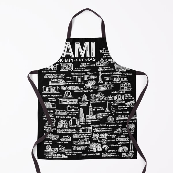 Item preview, Miami Map designed and sold by fiberandgloss.