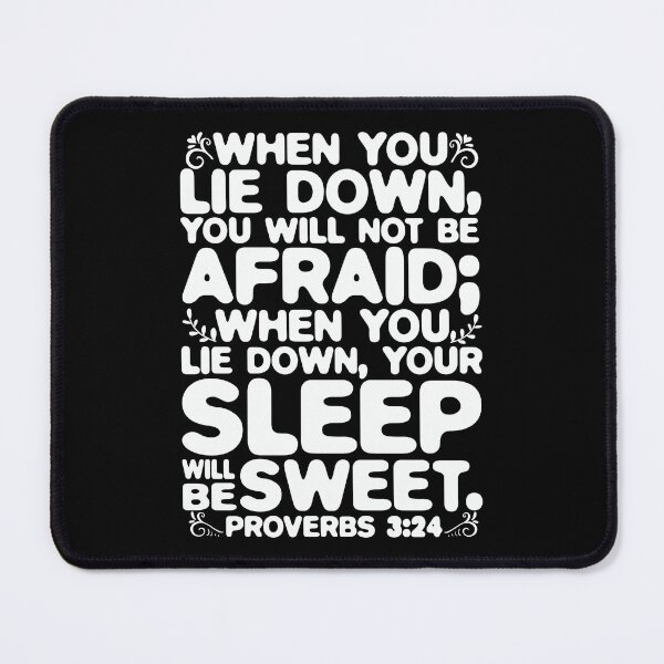 Item preview, Proverbs 3:24 Your Sleep Will Be Sweet designed and sold by plushism.