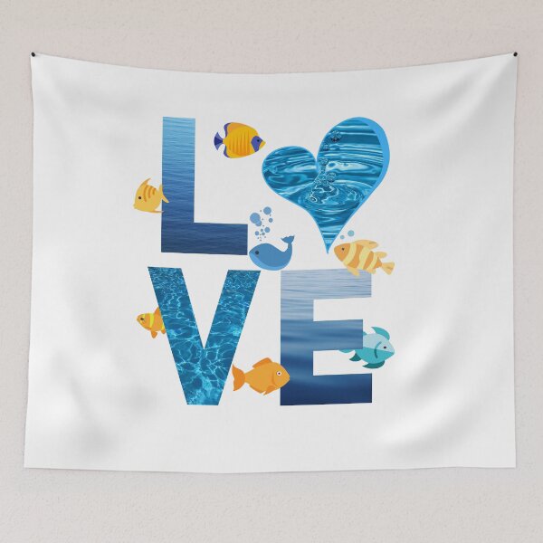 Item preview, Love Water and Fish designed and sold by CreativNode.