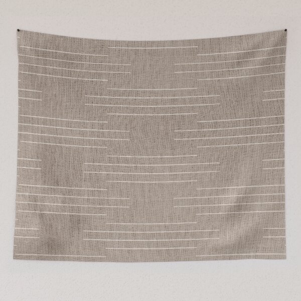 Item preview, Minimalist, Boho, Line Art in Stone Beige designed and sold by meggydesigns.